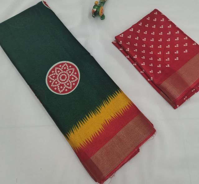 GC printed surat designer saree